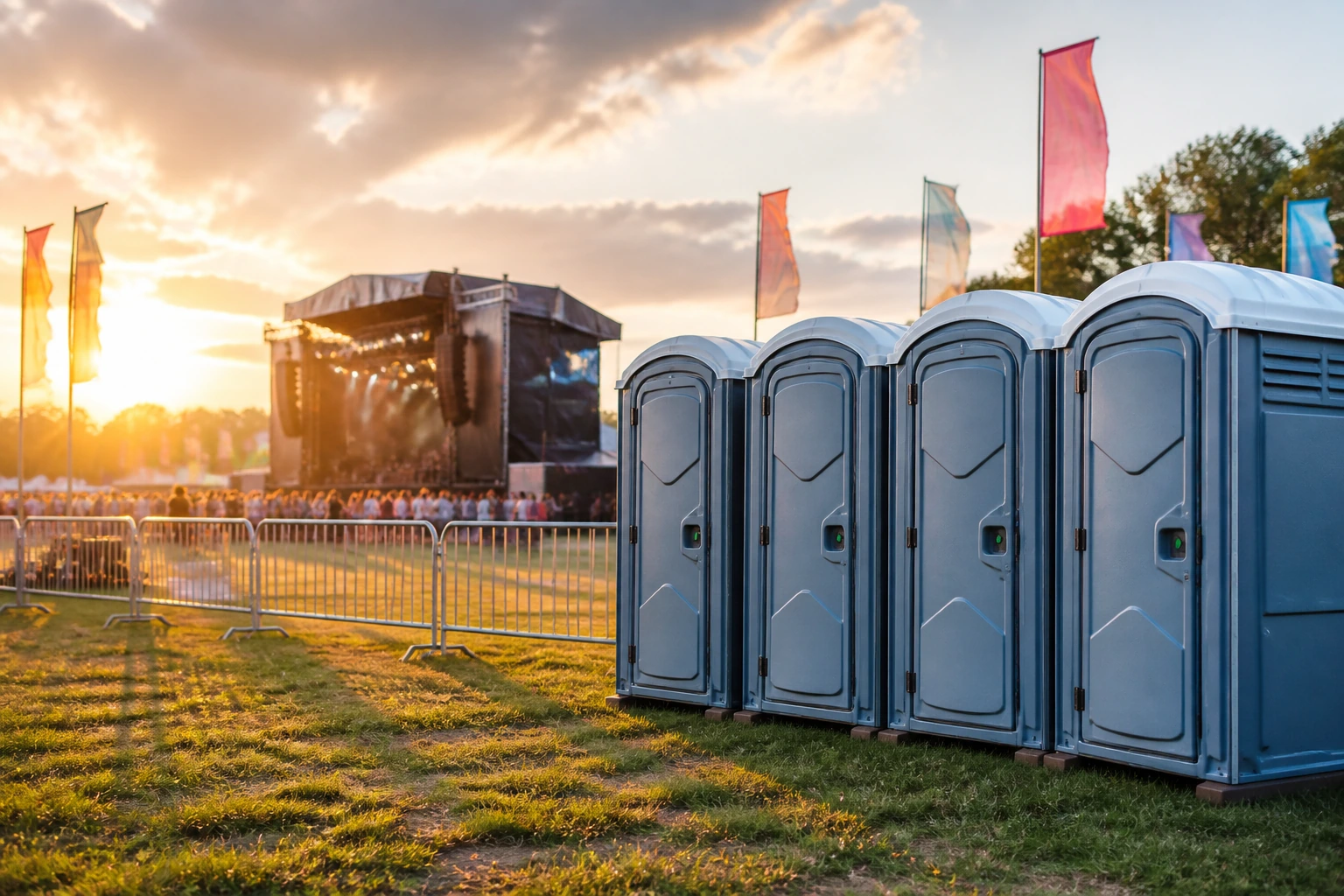 Festival restrooms